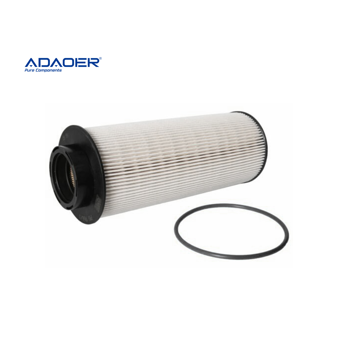 Fuel filter AD02110140 for DAF trucks, replacing OEM 1616361, 1643080 and 1699168. Cross references