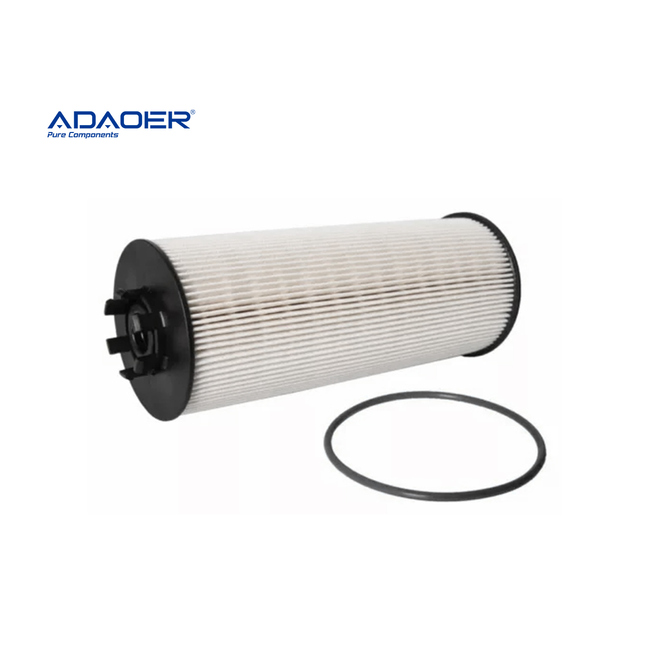 Fuel filter AD02110140 for DAF trucks, replacing OEM 1616361, 1643080 and 1699168. Cross references