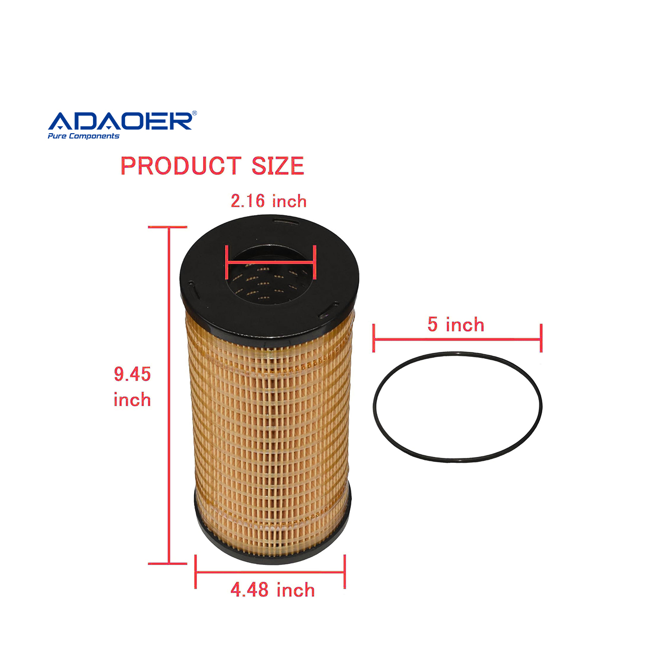 Fuel Filter AD02110179 For Perkins Generator  &ndash; CH10930 / 996453 Replacement